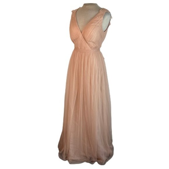 Watters Dresses & Skirts - Watters & Watters Petal Pink Bridesmaid Maxi Dress